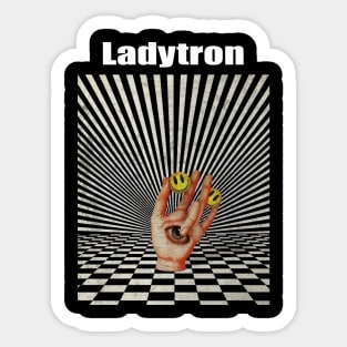 Illuminati Hand Of Ladytron Sticker